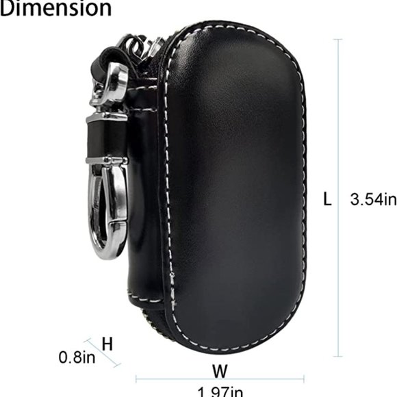 Multi Brand Mini Black Key Fob Cover #789 - Picture 8 of 10